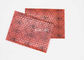 حقيبة التفريغ الكهروستاتيكي باللون الأحمر غير اللامع ، أكياس مقاومة للحرارة واضحة ومضادة للكهرباء الساكنة