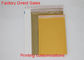 قم بتخصيص ورق كرافت بطبعة صفراء من ورق كرافت برسومات فقاعية مبطنة بالبريد مقاس 10 * 12 بوصة